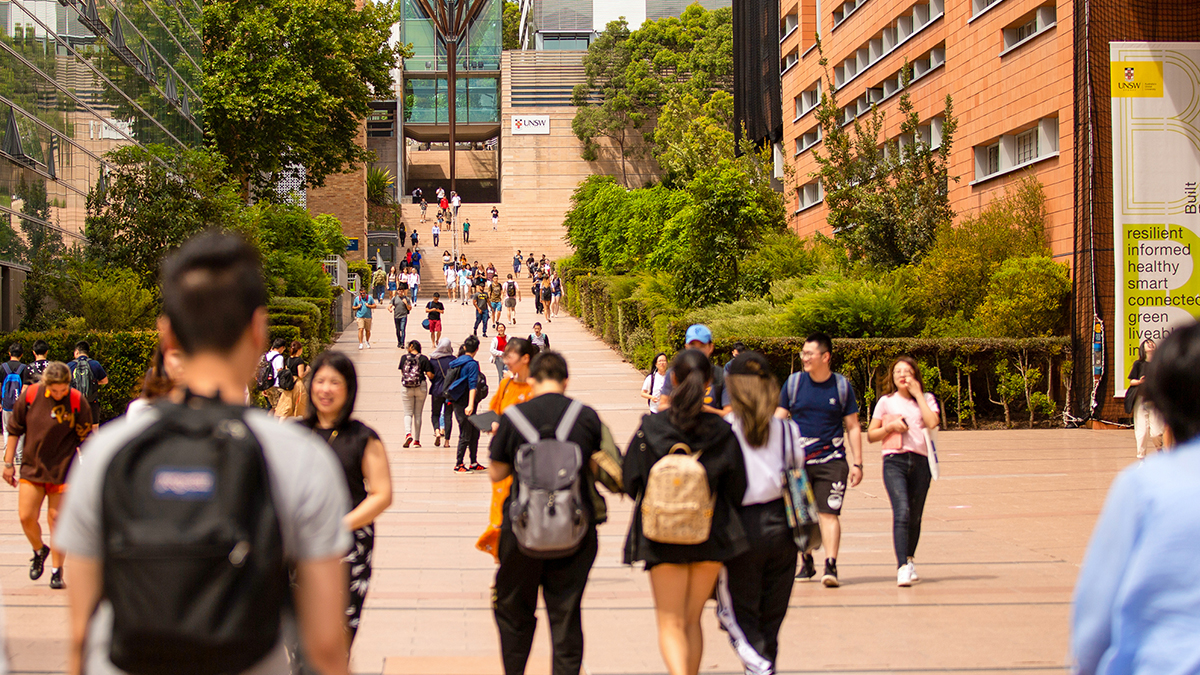 UNSW main walkway