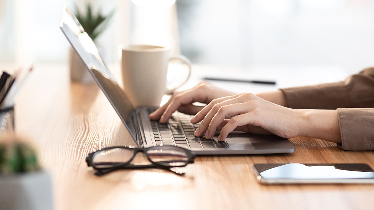 Typing on computer