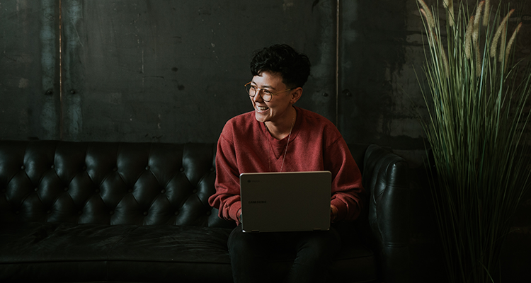 Man on laptop