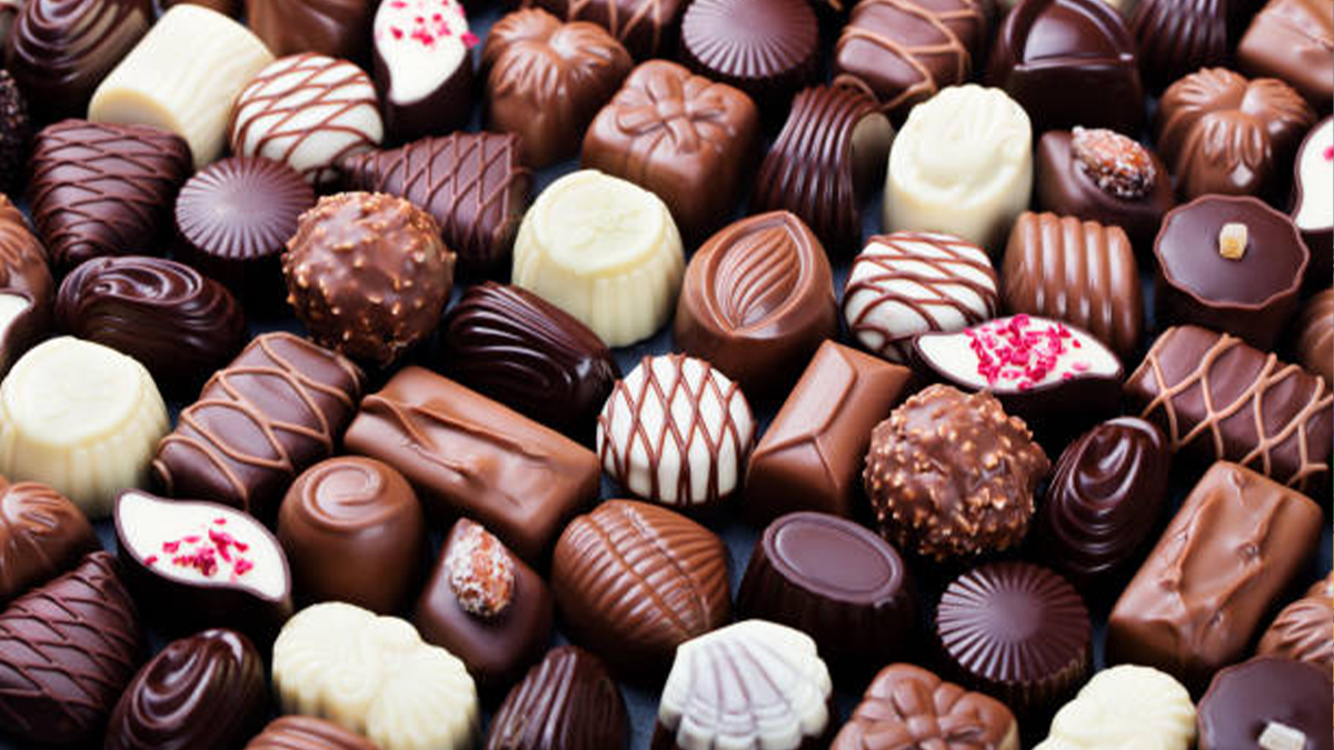 A selection of chocolates 