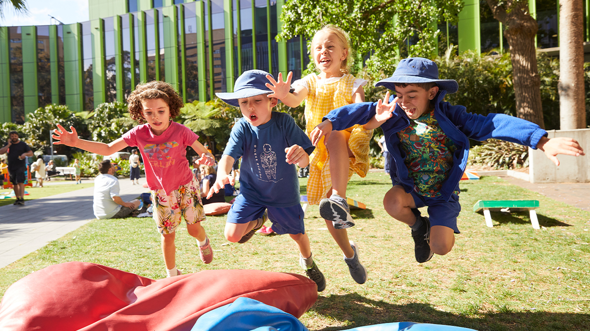 Jumping into summer, at UNSW Community Day