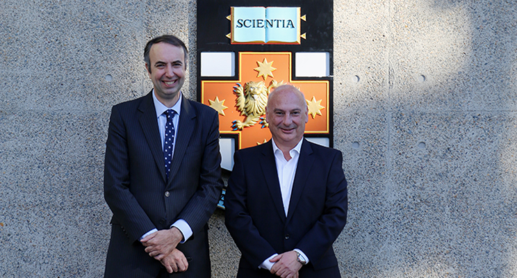 Professor Merlin Crossley and Dr Francisco Mojica