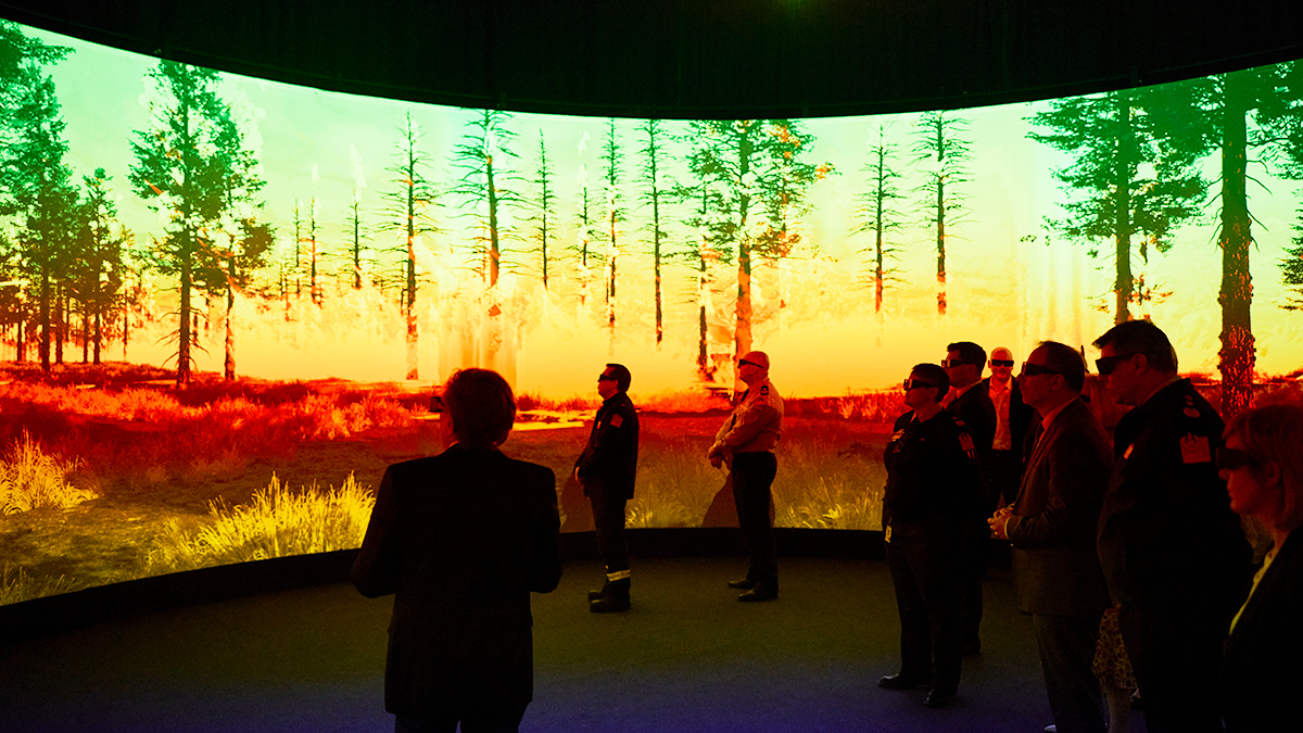 Cutting-edge immersive disaster simulation and training systems for NSW’s firefighters