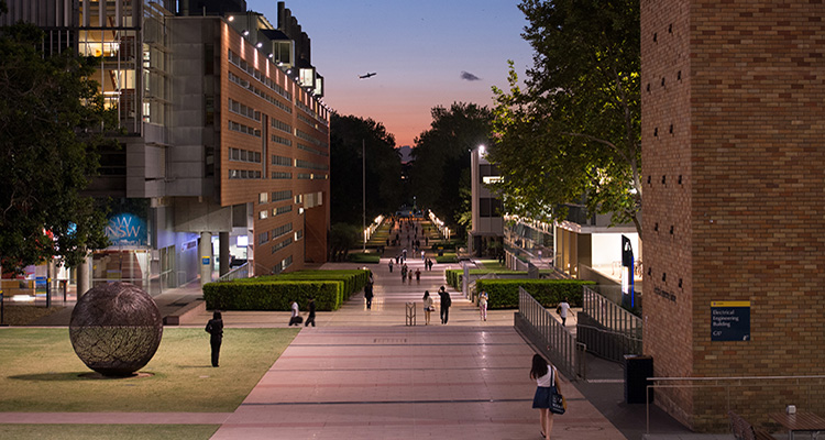 UNSW at night