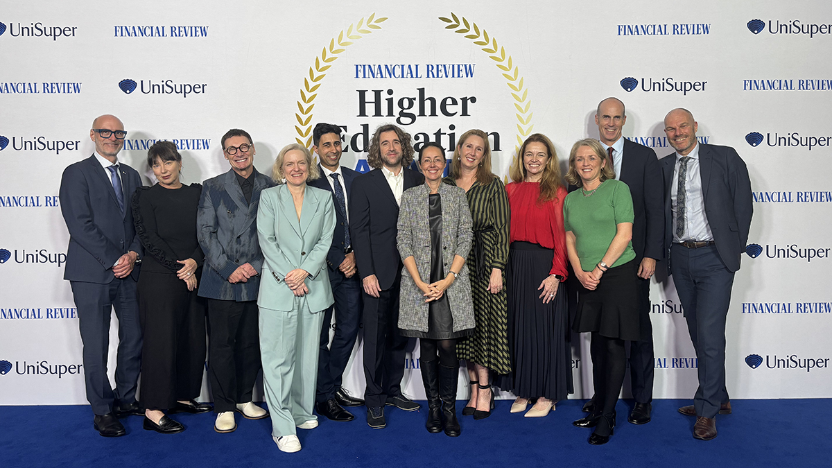 UNSW staff at the 2025 AFR Higher Education Awards