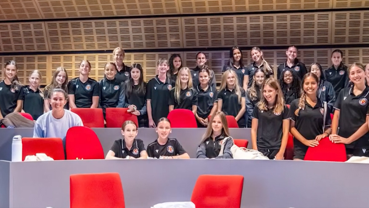 group of female students