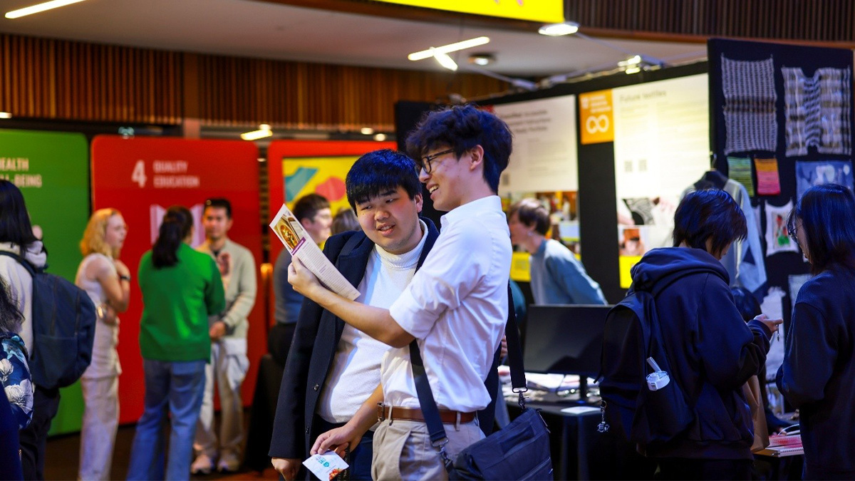2 men standing
