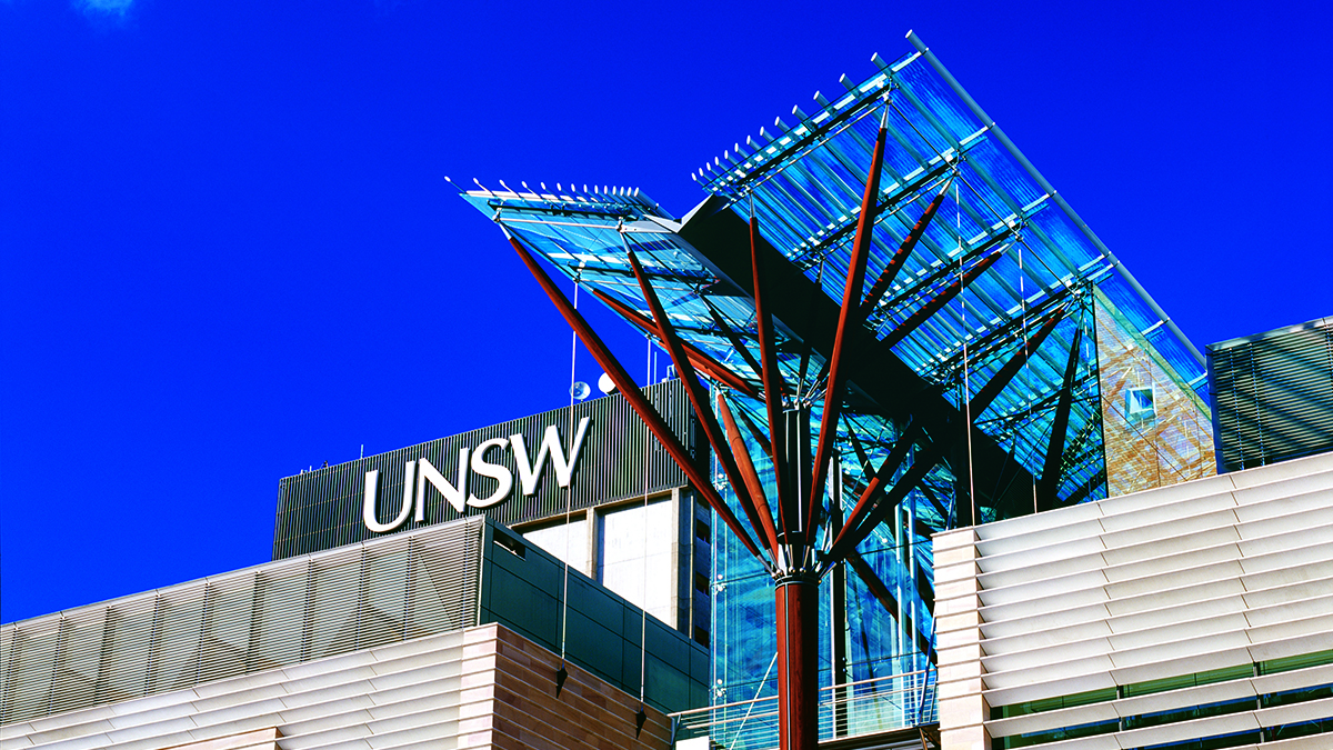 The John Niland Scientia Building with UNSW Library in the background