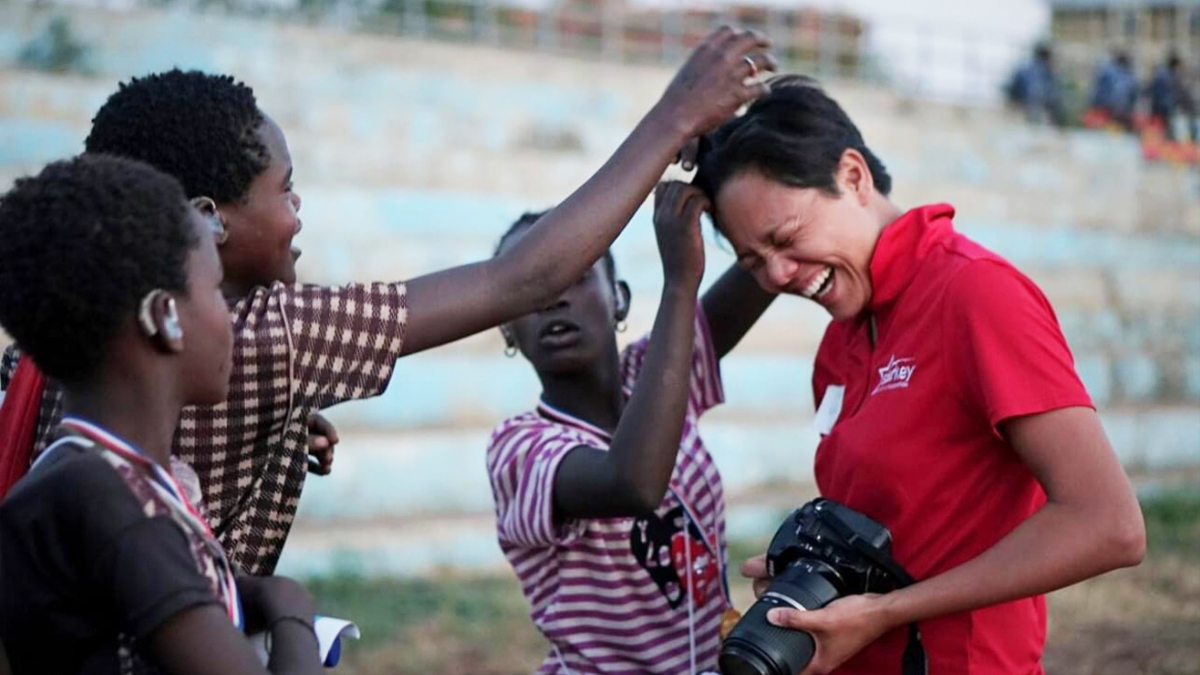 Larissa travelled to Kenya with the Starkey Foundation