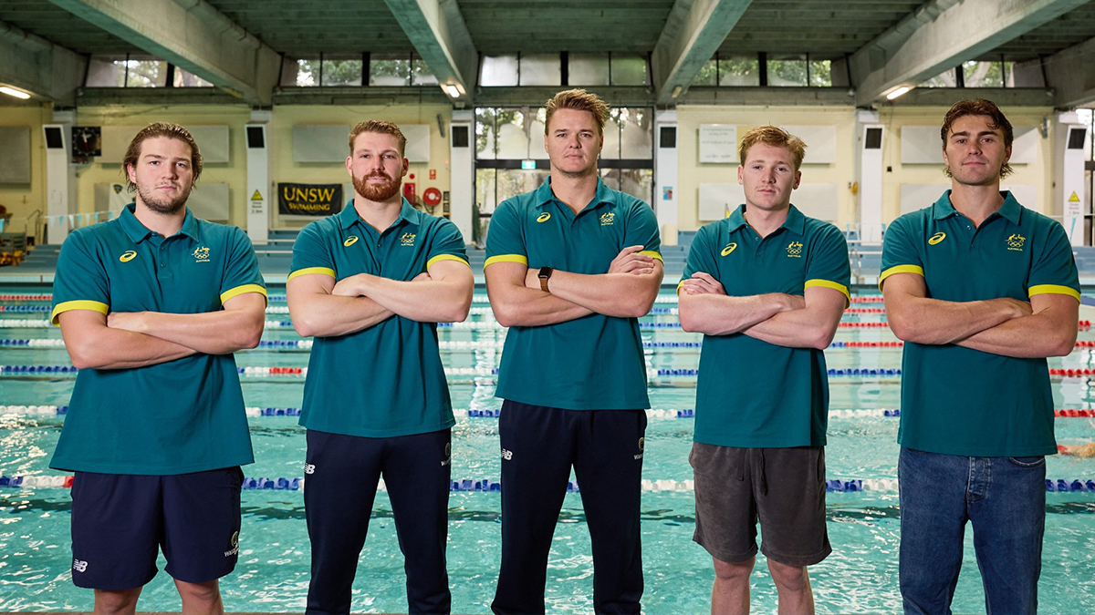 Some of our mens players pictured (L to R): Charlie Negus, Angus Lambie, Nathan Power, Matthew Byrnes, John Hedges