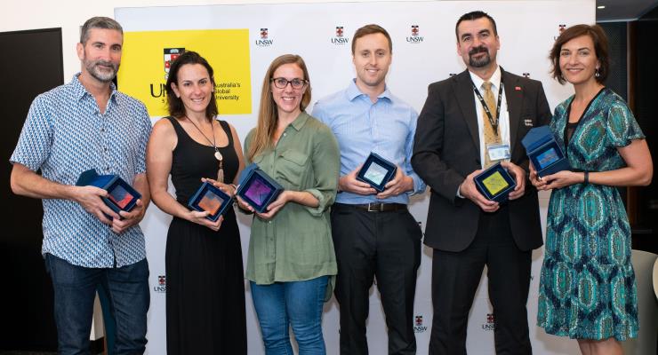 Group shot of award winners