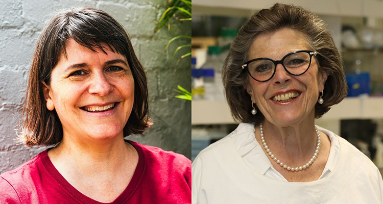 Professor Catherine Greenhill and Professor Michelle Haber AM 