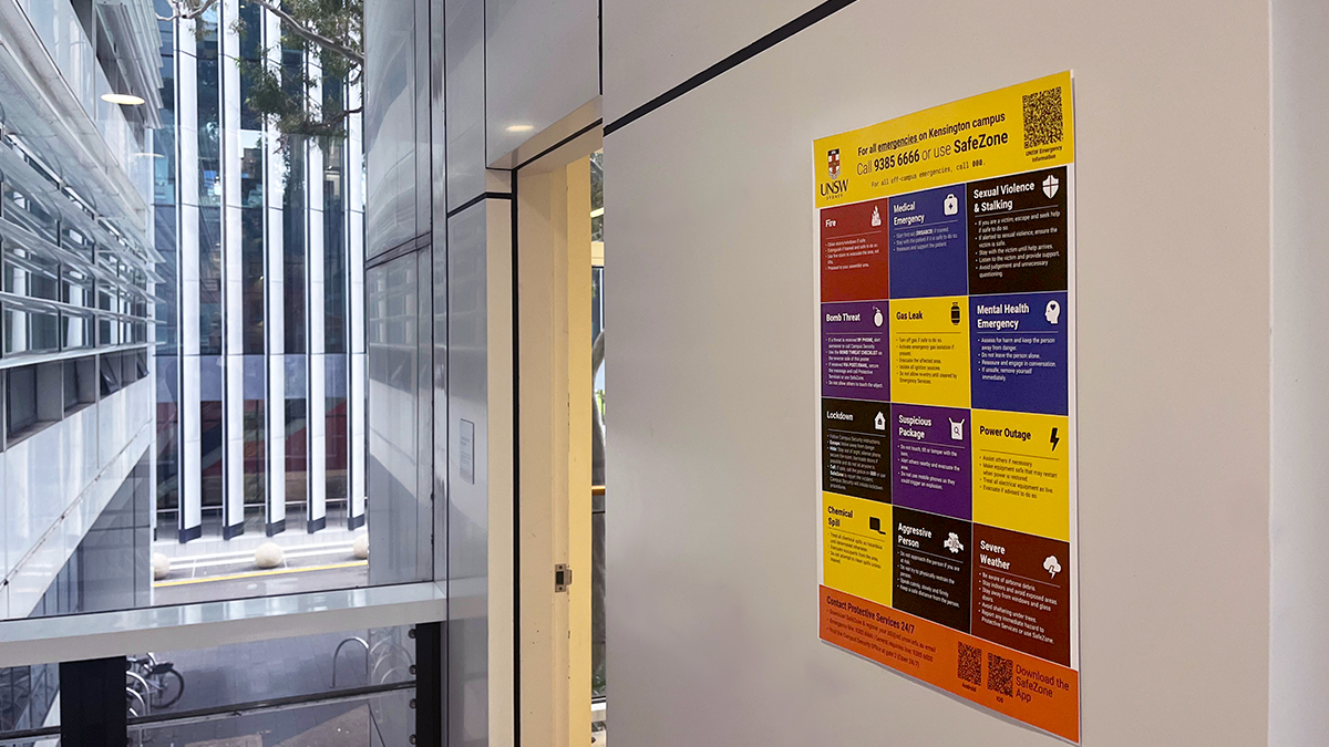 Emergency poster