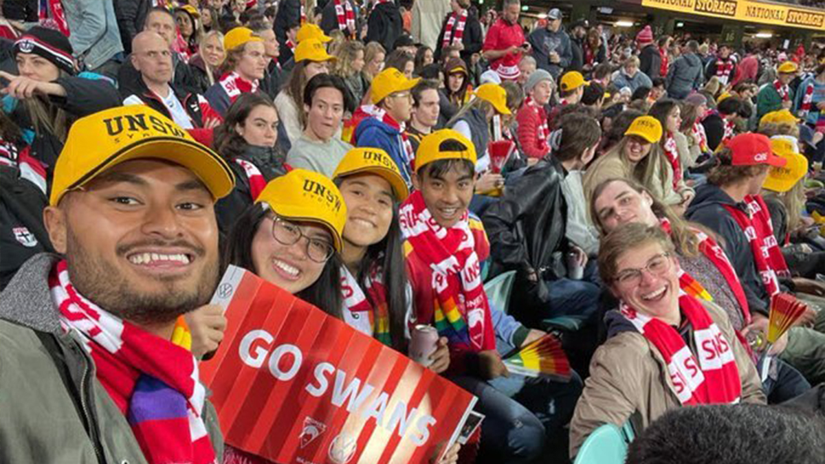 UNSW turn up in numbers during Pride Game