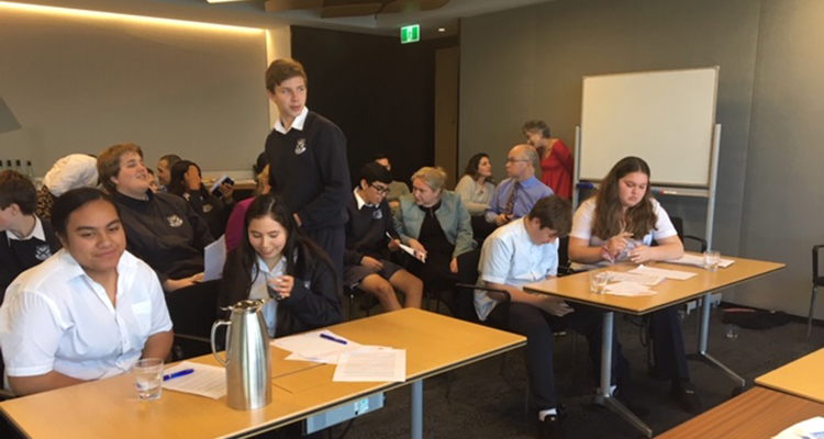 UNSW Legal Team with Matraville High School students