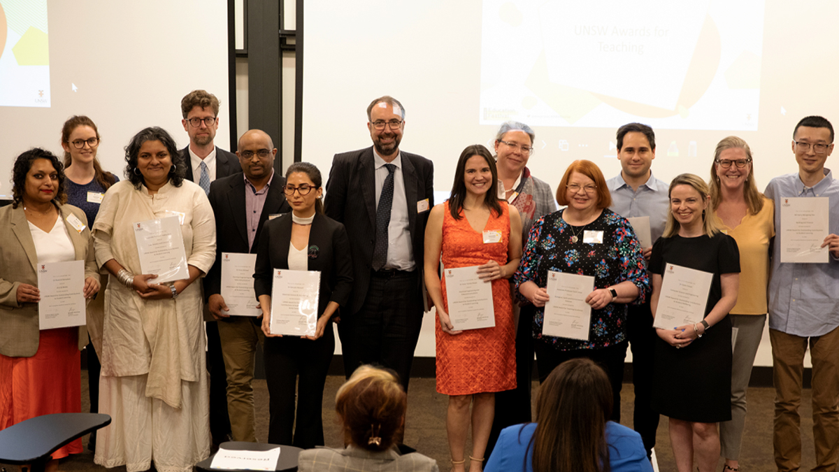 Celebrating exemplary teachers at UNSW