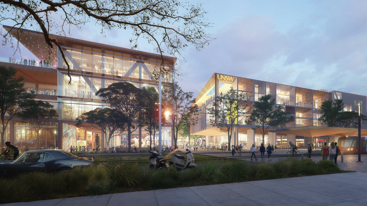 Artists’ impressions of the approved UNSW Canberra City campus Master Plan.