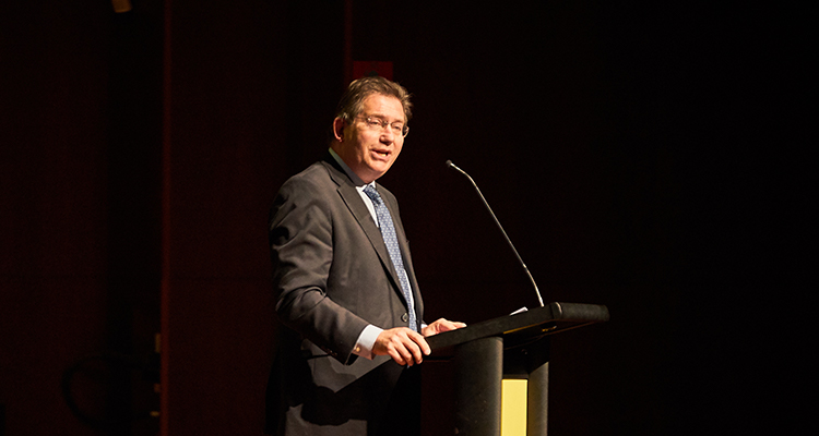 Professor Ian Jacobs at the Martin Luther King Lecture