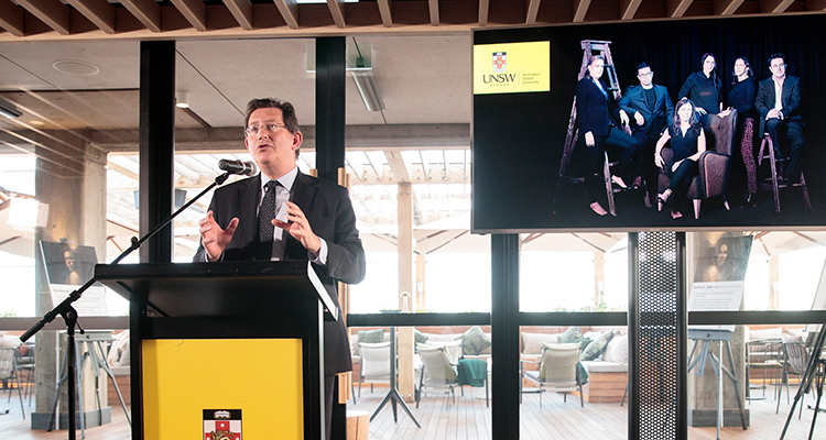 Professor Ian Jacobs at the Emerging Thought Leader Prize