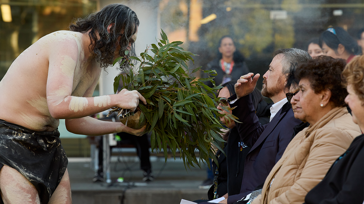 Term 2 O-Week smoking ceremony 