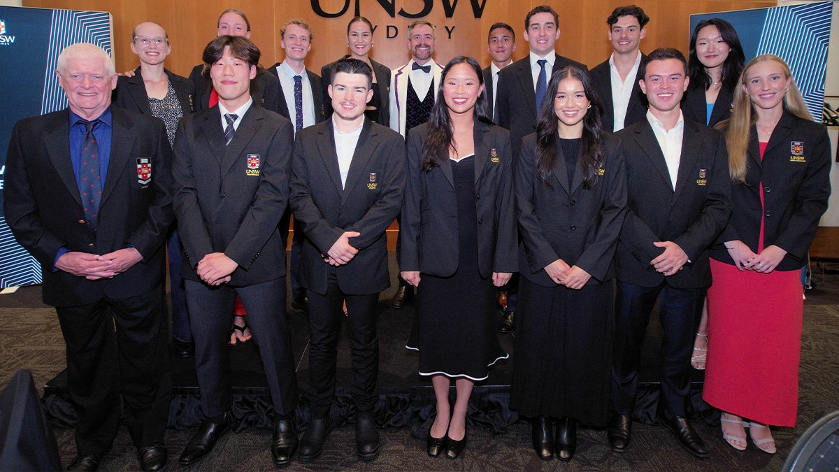 The annual Blues Awards, celebrating the achievements of UNSW’s star athletes