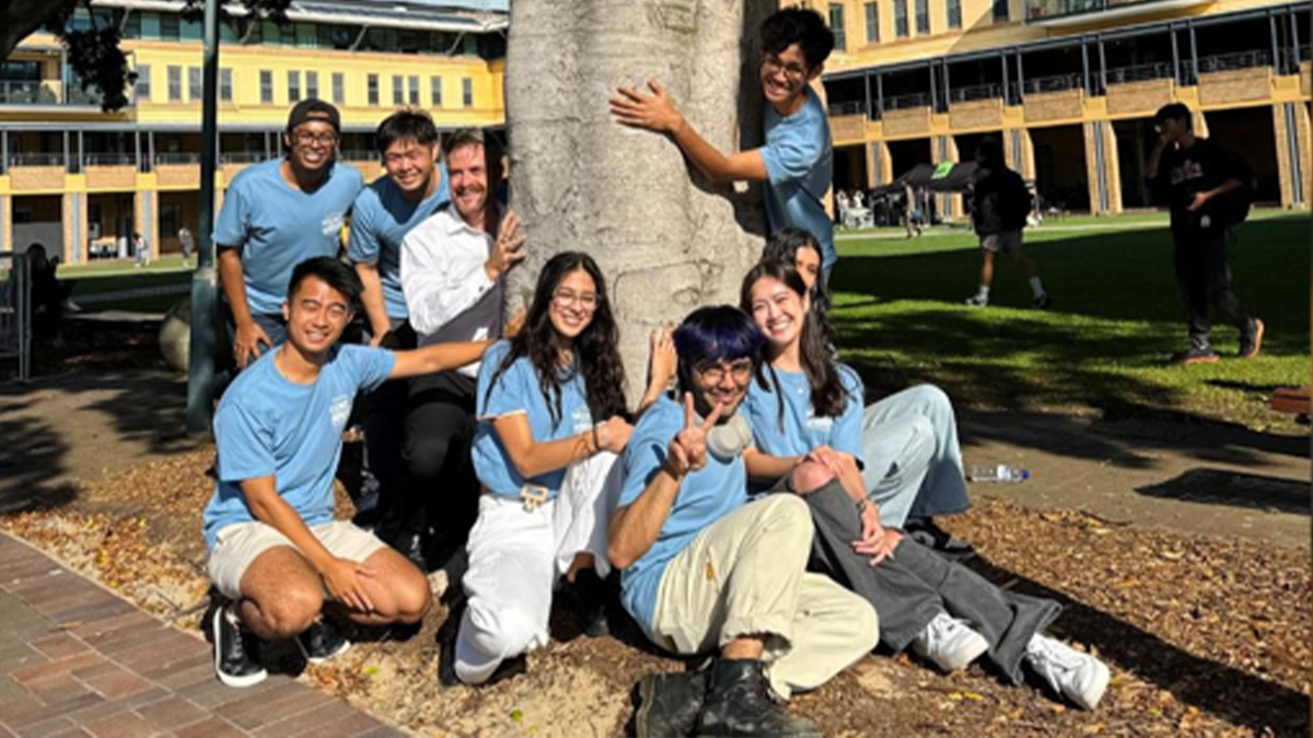 The Vice-Chancellor and Wellness Warriors on campus