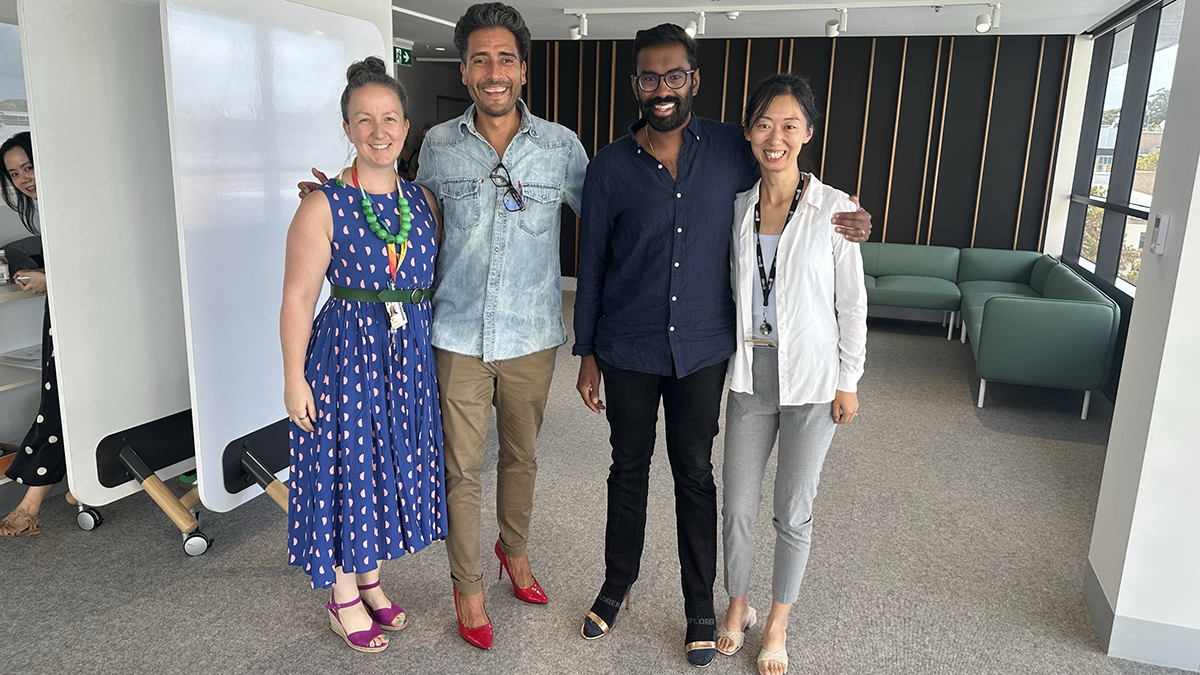 L-R: Alicia Jacenko, Octavio Barrientos Arriaga, Thulaisiharan Sivapalan, Mary Liu
