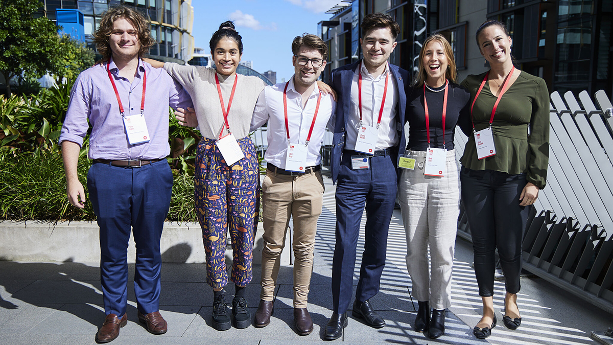 A group of Westpac Futures Scholars