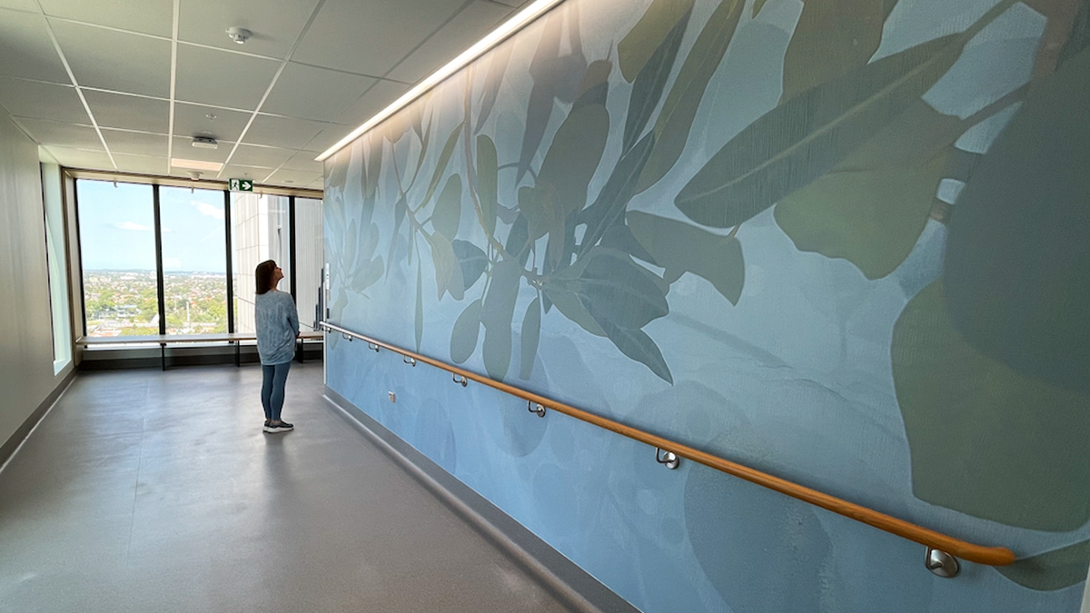 Artwork in the new Acute Services Building