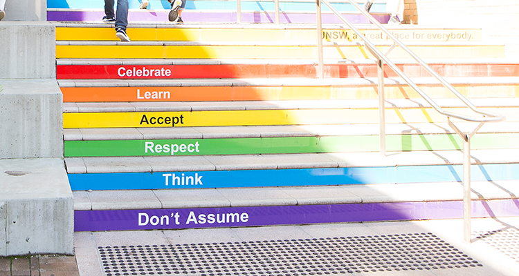 Basser steps at UNSW campus