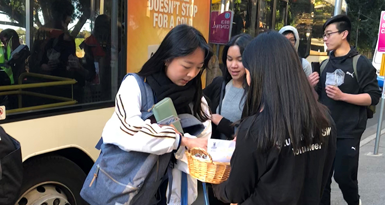 Delighting bus queues