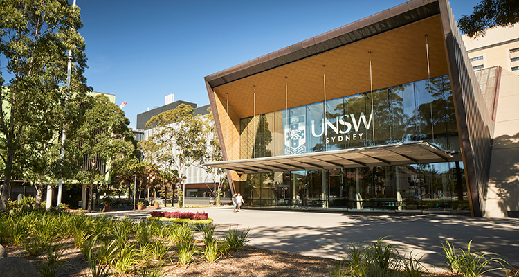 View of the John Clancy building at UNSW Kensington