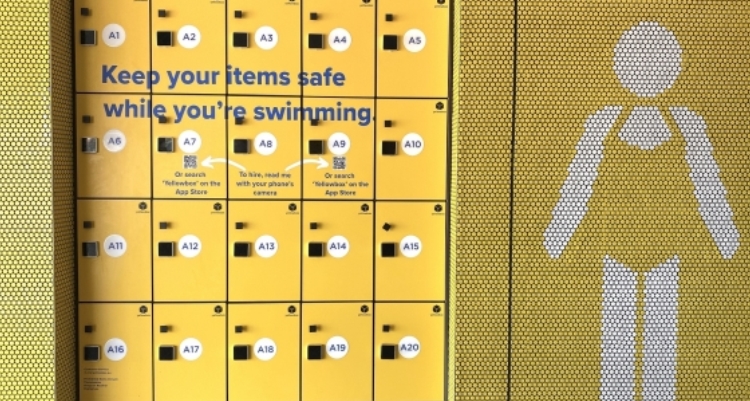 Yellow lockers