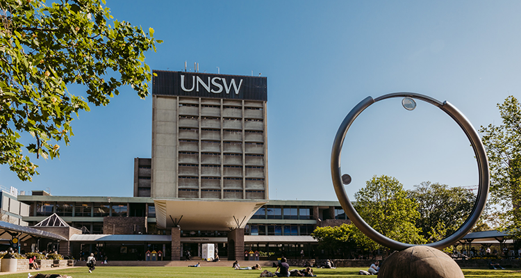 UNSW Tower and Library Lawn
