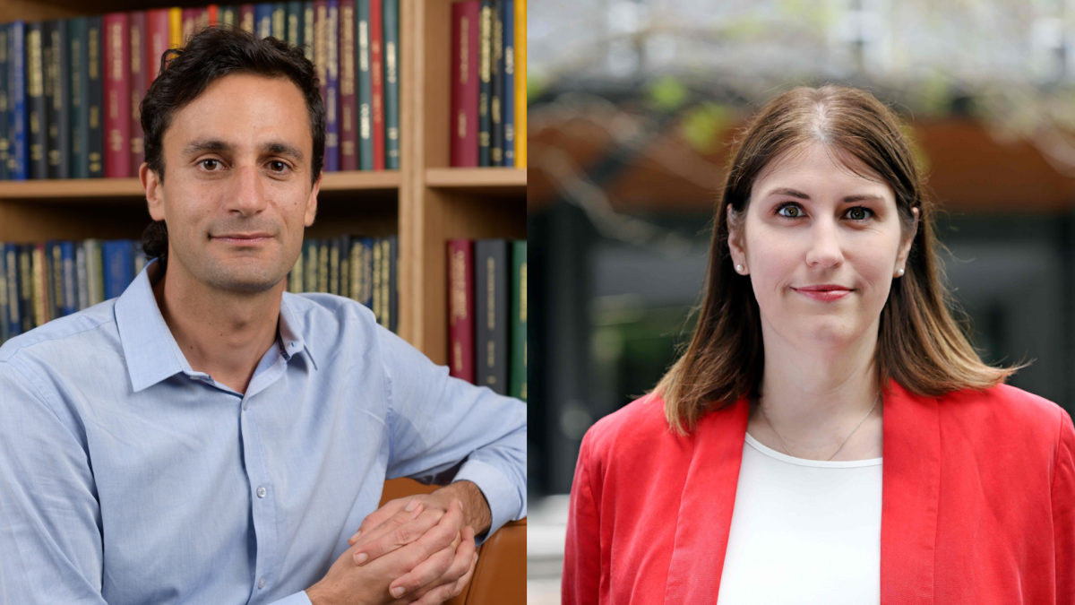 Daniel Ghezelbash and Sarah Dale