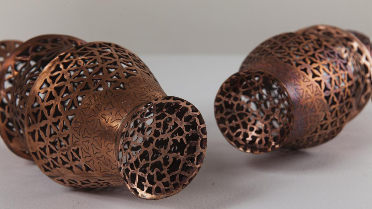 Two brass objects