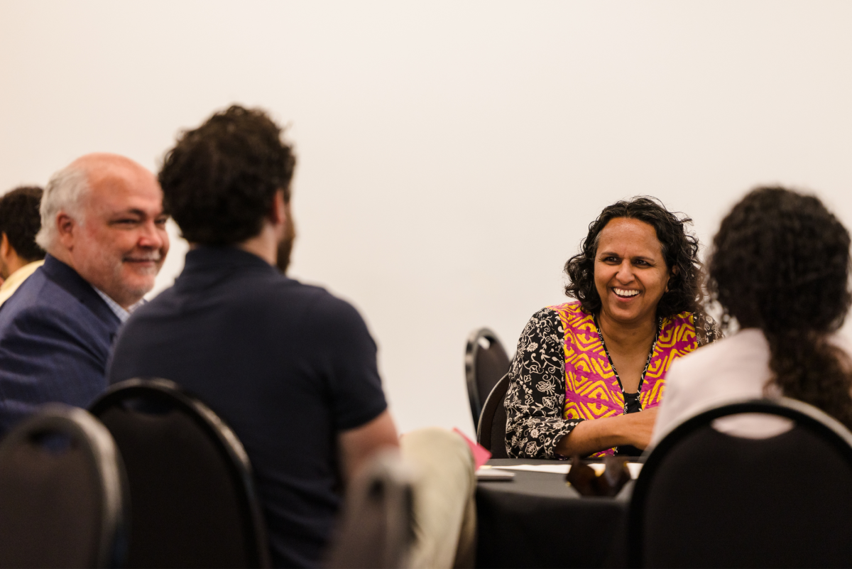 People meeting at a table