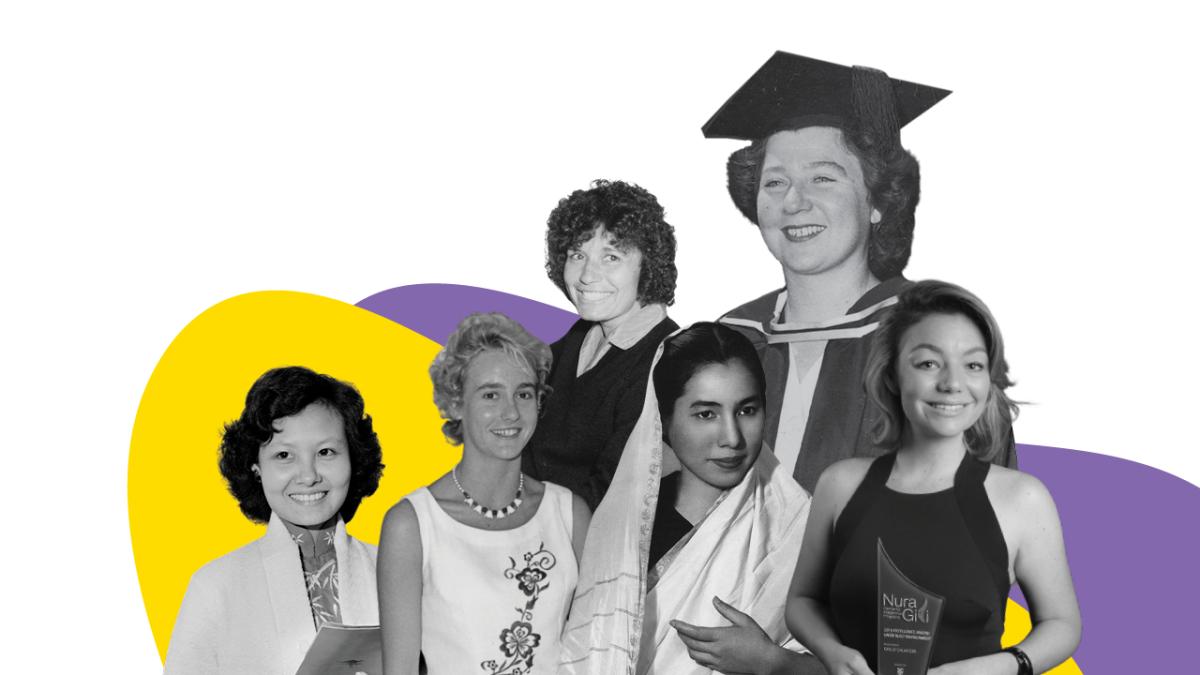 A graphic of UNSW women