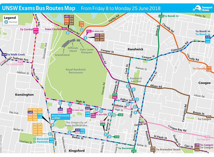 Bus Exam Routes