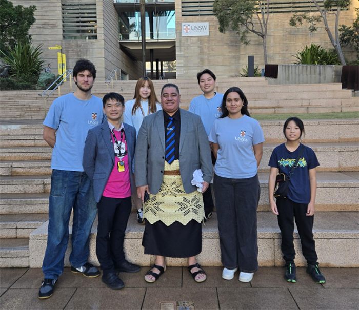 Dr Vili's (CUP VC) visit to UNSW late last year – with the MakerSpace team. 
