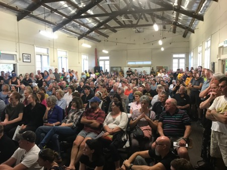 A hall full of people