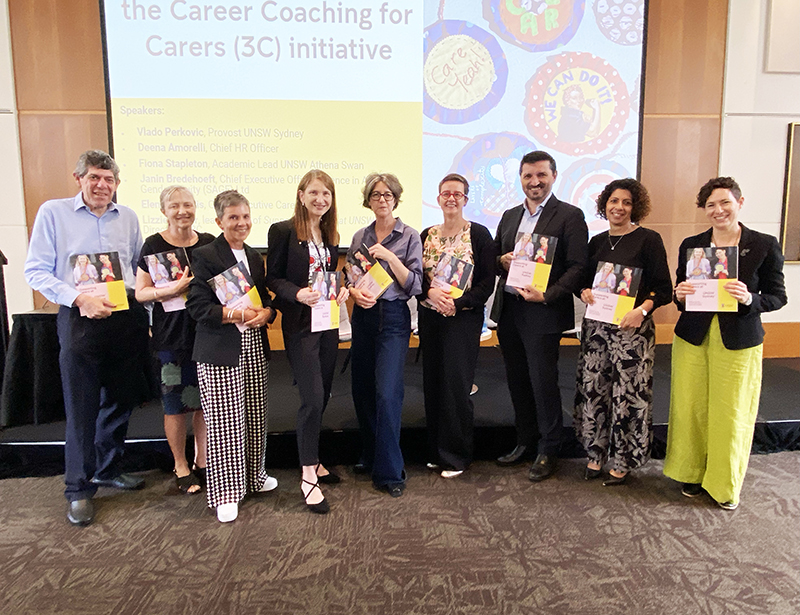Staff and guests at the launch of the report Supporting Carers at UNSW Sydney