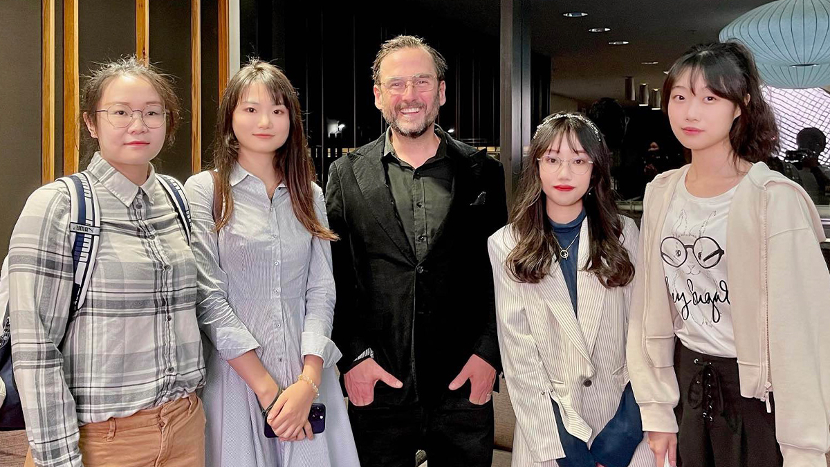 Students attending the event at UNSW's Kensington campus