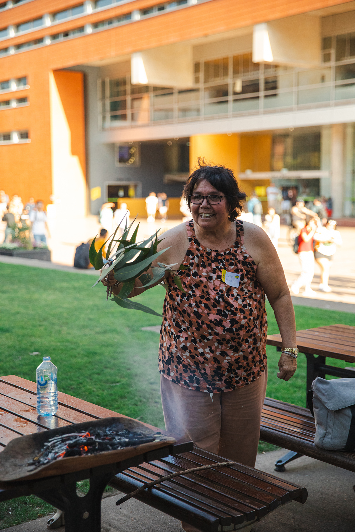 Aunty Maxine Ryan at the Teaching Commons opening