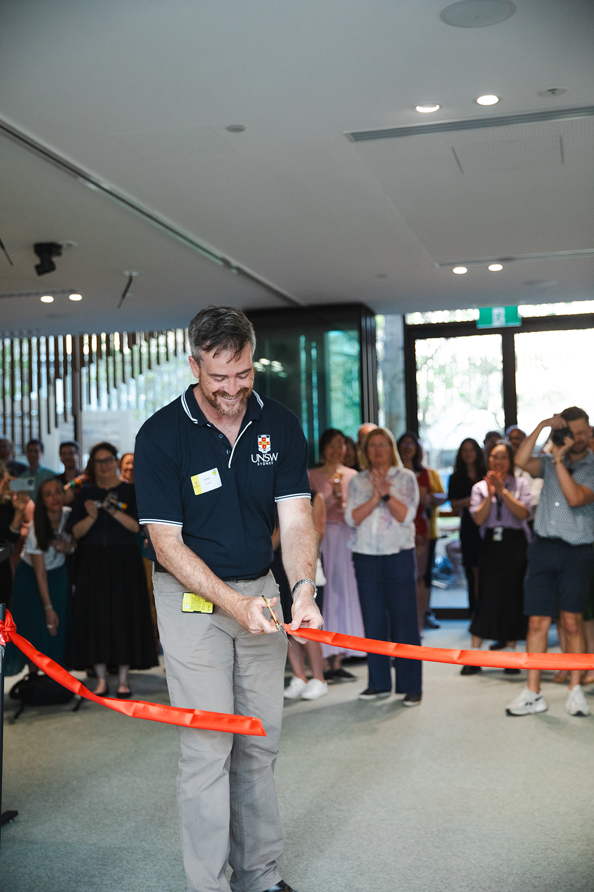 Vice-Chancellor and President Atilla Brungs at the Teaching Commons opening