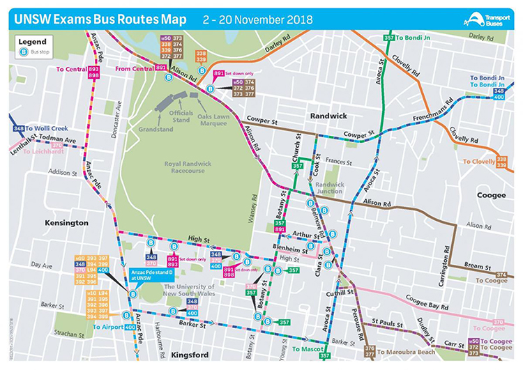 Bus Exam Routes
