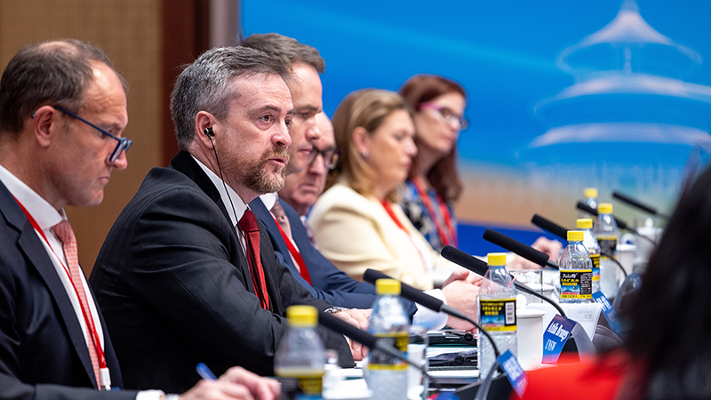 Professor Attila Brungs at the Australia-China CEO Roundtable. Photo credit: AP