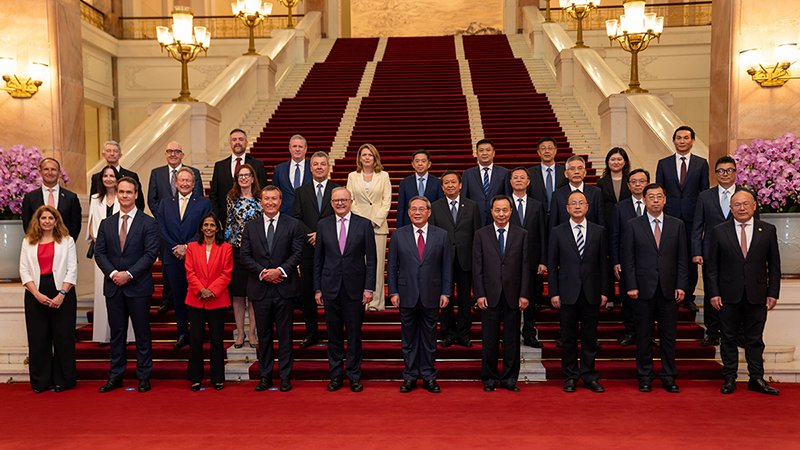 Delegation photo from the Australia-China CEO Roundtable