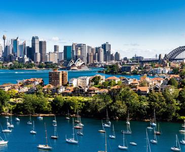 Sydney CBD seen from across the harbour