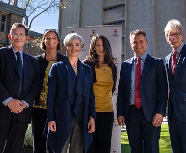 Professor Ian Jacobs, Professor Emma Johnston, Associate Professor Donna Green, Matt Thistlethwaite and Professor Nicholas Fisk